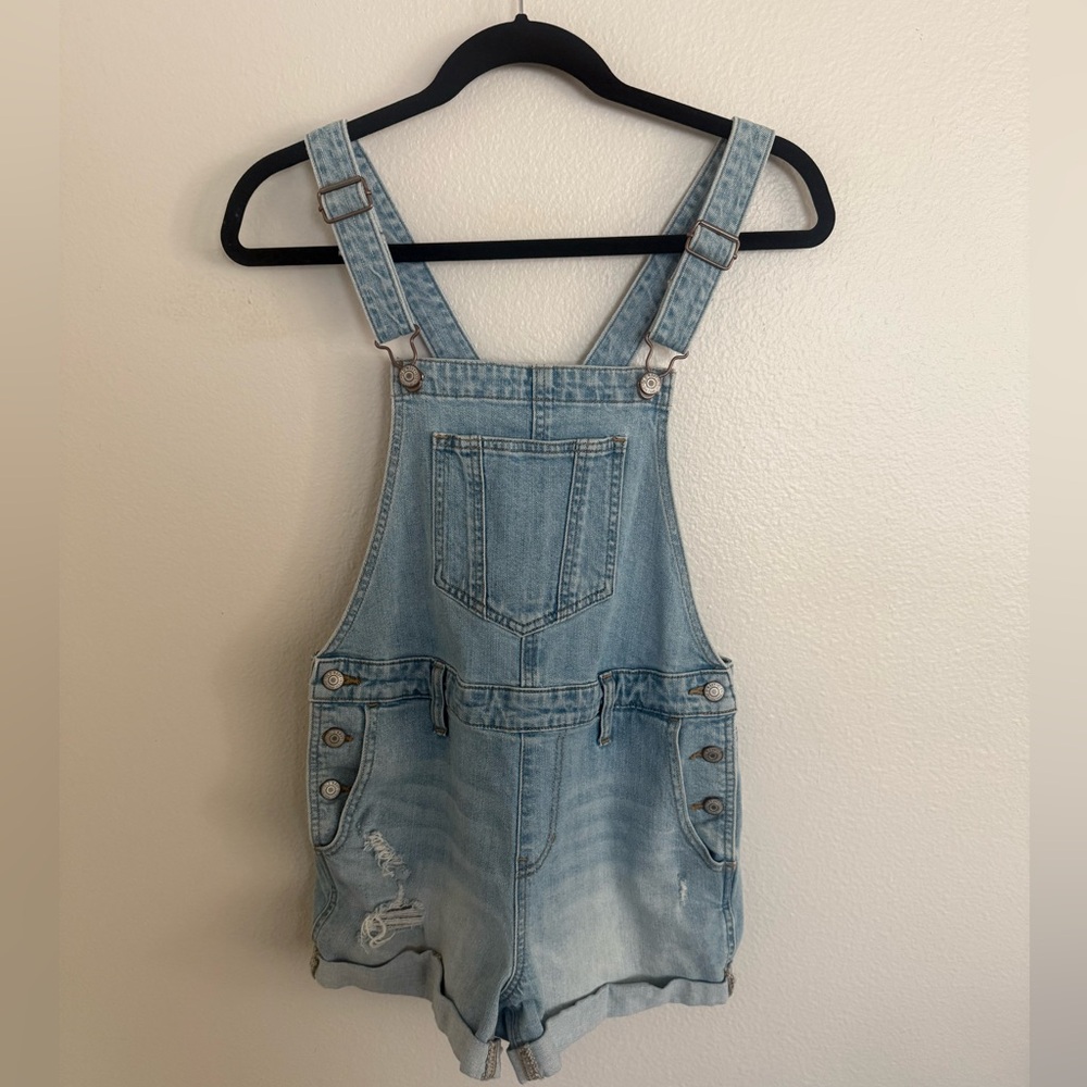 Old Navy Light Blue Denim Overalls